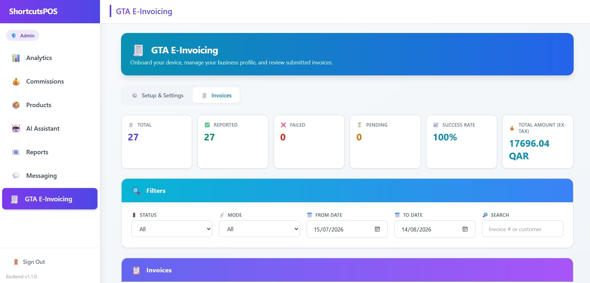 Qatar E-invoicing